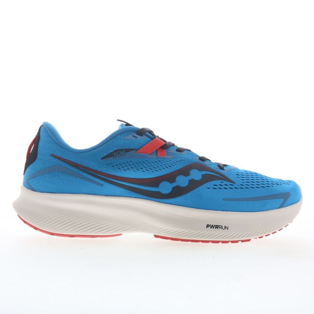 Saucony Mens Ride 15 Blue Shoes (NWT)